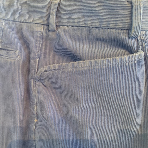 INCOTEX Men's corduroy blue pant - Picture 12 of 13